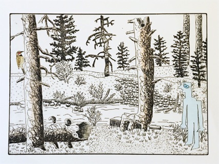 Encounter
etching 
7.5" x 10.5 unframed
$250 Encounter
etching 
7.5" x 10.5 unframed
$250